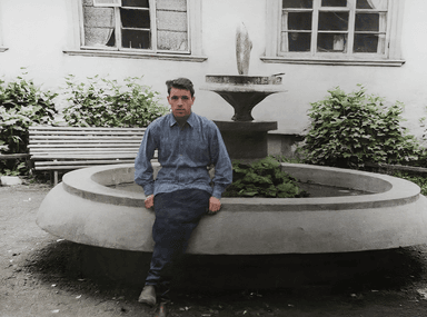 AI enhanced and restored photo