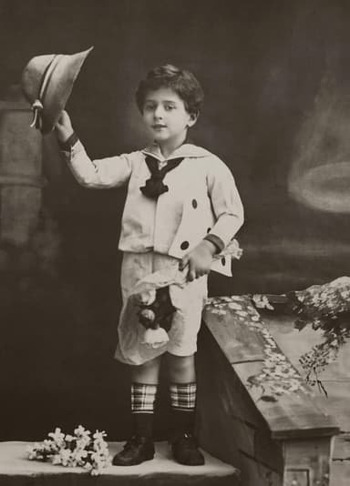 Original damaged photo