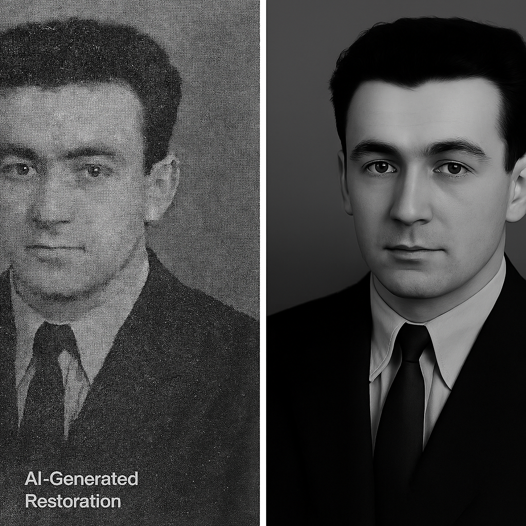 Basic restored photo example